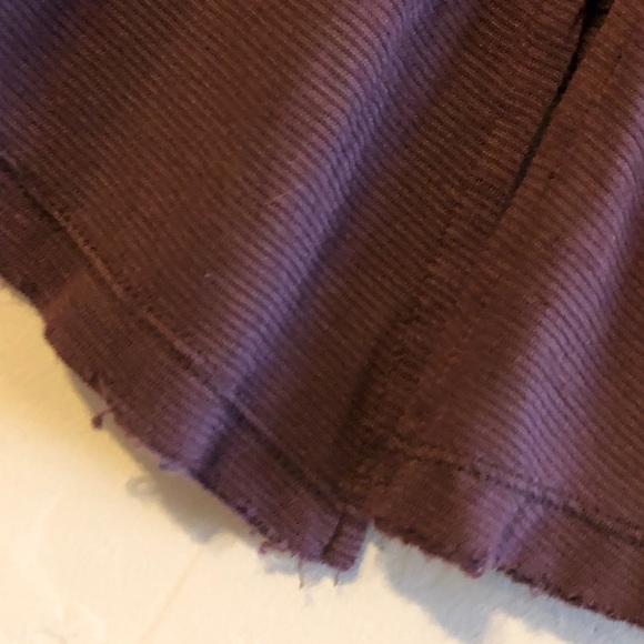 Free People Large Purple Burn-Out Lace Top - Picture 6 of 9